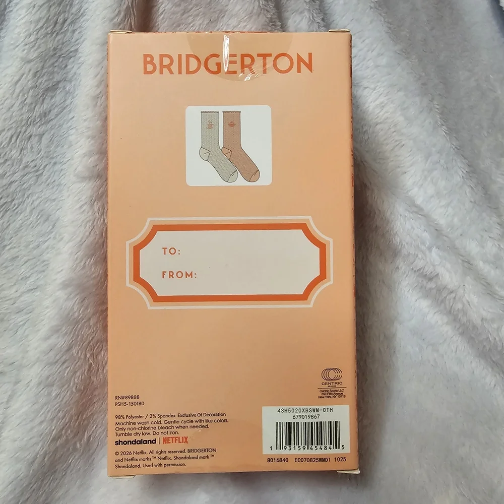 Bridgerton Super Soft Set Of Two Crew Socks